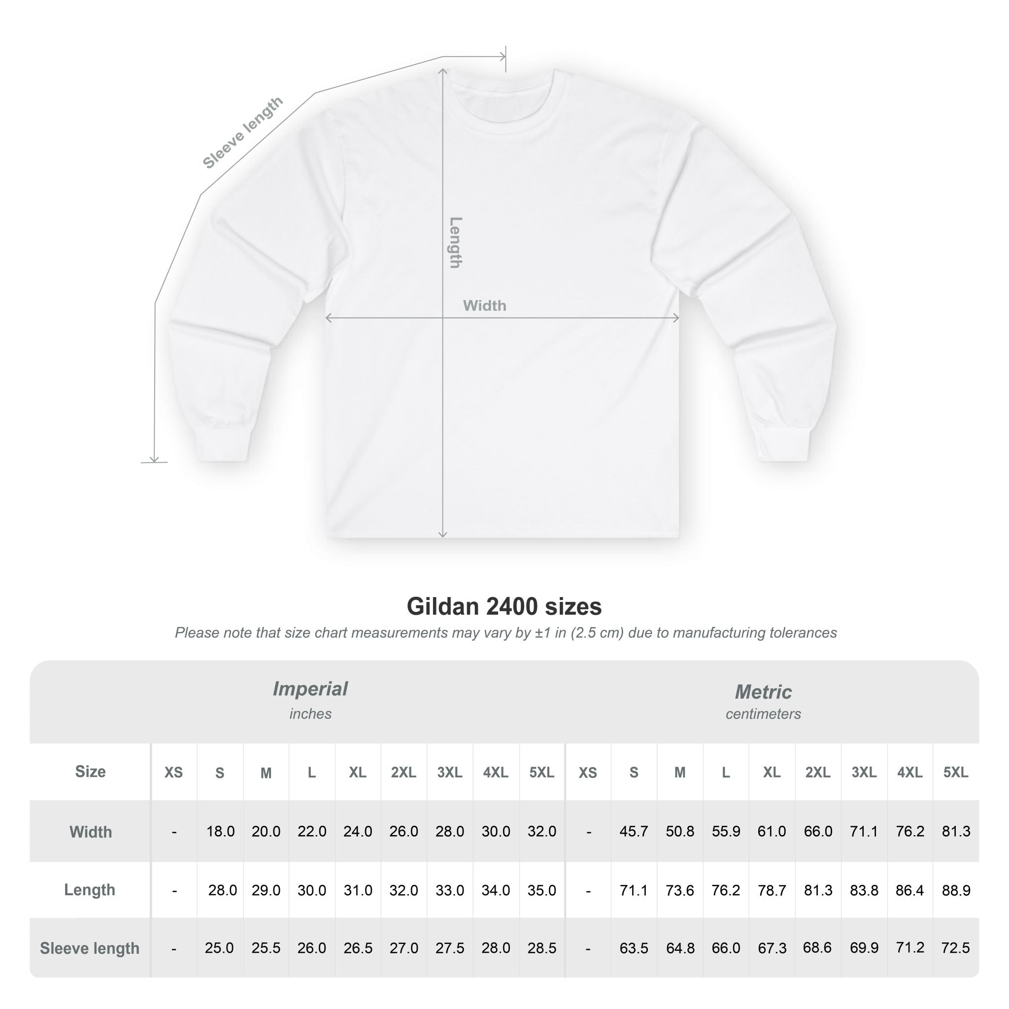 Unisex Streetwear Katakana Long Sleeve Tee
