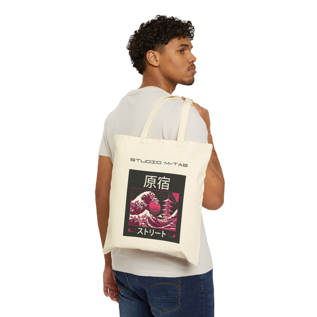 Harajuku Vaporwave Pagoda Tote Bag