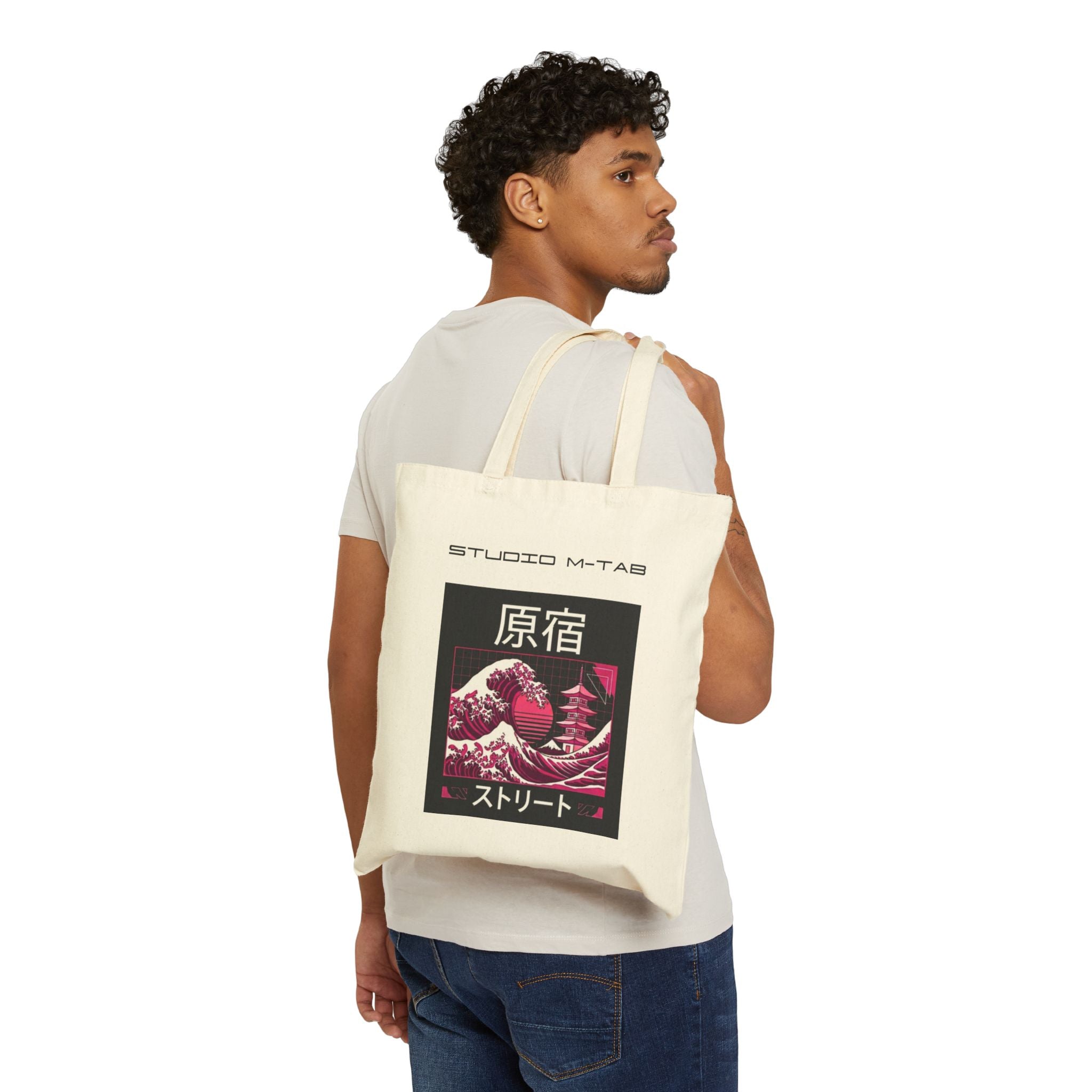 Harajuku Vaporwave Pagoda Tote Bag